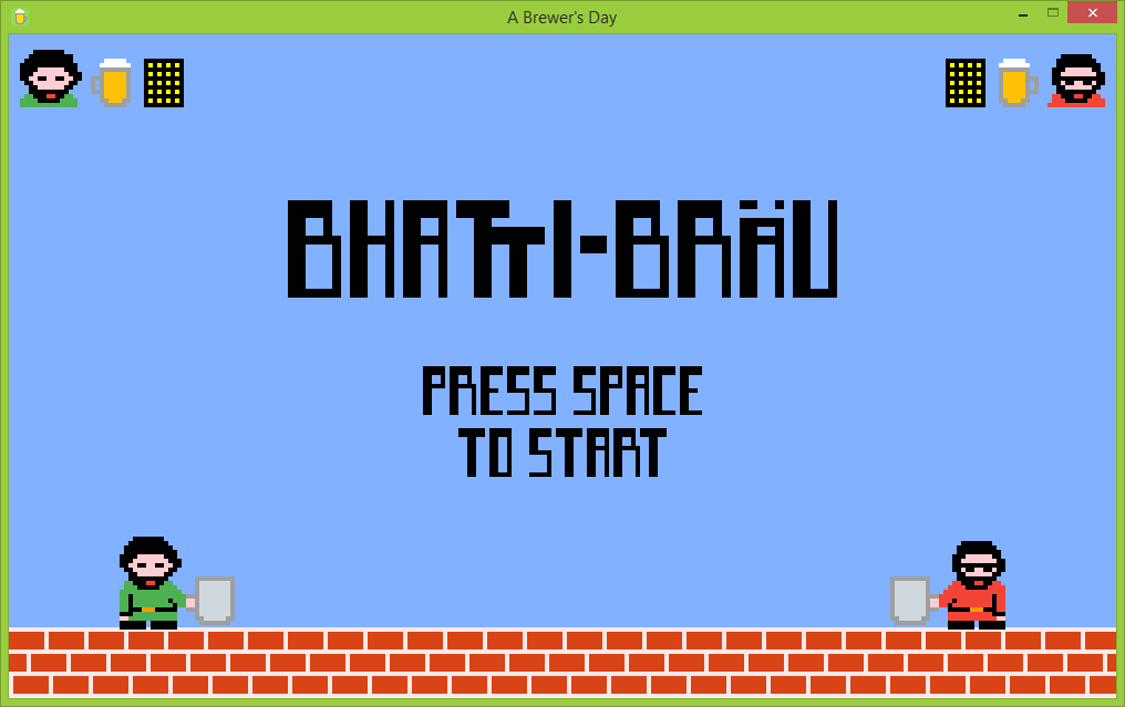 Picture of the first Bhatti-Bräu-Computer-Game.
